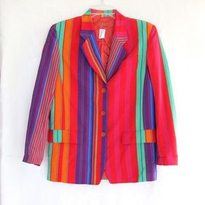 Kenzo Jungle Vintage Rainbow Blazer
